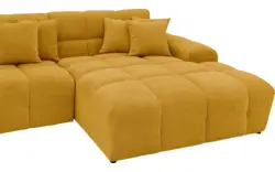 Goossens excellent u bank kubus geel stof - 8252740-gespiegeld-02