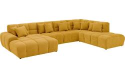 Goossens excellent u bank kubus geel stof - 8252740-goossens-excellent-kubus-bank-stof-geel-01
