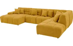 Goossens excellent u bank kubus geel stof - 8252740-goossens-excellent-kubus-bank-stof-geel-01