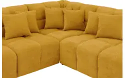 Goossens excellent u bank kubus geel stof - 8252740-goossens-excellent-kubus-bank-stof-geel-01