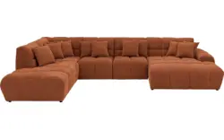 Goossens excellent u bank kubus bruin stof - 8252741-gespiegeld-02