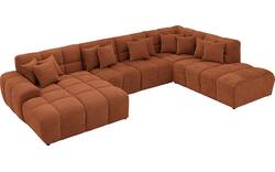 Goossens excellent u bank kubus bruin stof - 8252741-goossens-excellent-kubus-bank-stof-bruin-01