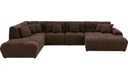 Goossens excellent u bank kubus bruin stof - 8252743-gespiegeld-02