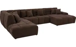Goossens excellent u bank kubus bruin stof - 8252743-gespiegeld-02