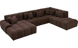 Goossens excellent u bank kubus bruin stof - 8252743-goossens-excellent-kubus-bank-stof-bruin-01