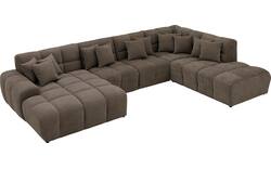 Goossens excellent u bank kubus bruin stof - 8252744-goossens-excellent-kubus-bank-stof-bruin-01