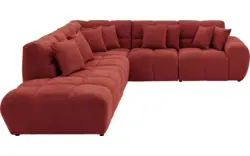 Goossens excellent hoekbank kubus rood stof - 8252747-gespiegeld-02