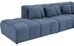 Goossens excellent hoekbank kubus blauw stof - 8252748-gespiegeld-02