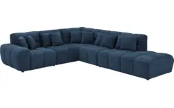 Goossens excellent hoekbank kubus blauw stof - 8252749-goossens-excellent-kubus-bank-stof-blauw-01