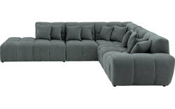 Goossens excellent hoekbank kubus groen stof - 8252750-gespiegeld-02