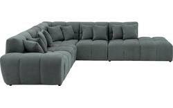 Goossens excellent hoekbank kubus groen stof - 8252750-goossens-excellent-kubus-bank-stof-groen-01