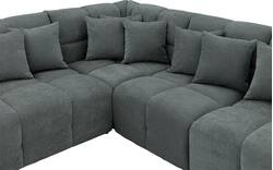 Goossens excellent hoekbank kubus groen stof - 8252750-goossens-excellent-kubus-bank-stof-groen-01