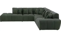Goossens excellent hoekbank kubus groen stof - 8252752-gespiegeld-02