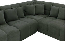Goossens excellent hoekbank kubus groen stof - 8252752-gespiegeld-02
