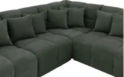 Goossens excellent hoekbank kubus groen stof - 8252752-gespiegeld-02