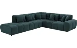 Goossens excellent hoekbank kubus groen stof - 8252753-gespiegeld-02