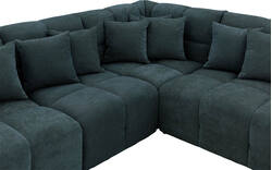 Goossens excellent hoekbank kubus groen stof - 8252753-gespiegeld-02