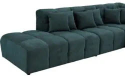 Goossens excellent hoekbank kubus groen stof - 8252753-gespiegeld-02