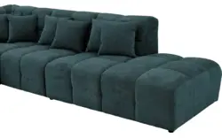 Goossens excellent hoekbank kubus groen stof - 8252753-goossens-excellent-kubus-bank-stof-groen-01