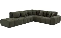 Goossens excellent hoekbank kubus groen stof - 8252754-gespiegeld-02