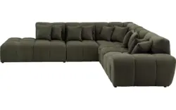 Goossens excellent hoekbank kubus groen stof - 8252754-gespiegeld-02