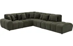 Goossens excellent hoekbank kubus groen stof - 8252754-goossens-excellent-kubus-bank-stof-groen-01