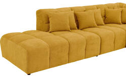 Goossens excellent hoekbank kubus geel stof - 8252756-gespiegeld-02