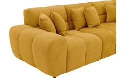 Goossens excellent hoekbank kubus geel stof - 8252756-goossens-excellent-kubus-bank-stof-geel-01