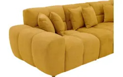 Goossens excellent hoekbank kubus geel stof - 8252756-goossens-excellent-kubus-bank-stof-geel-01