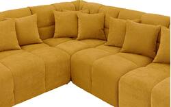 Goossens excellent hoekbank kubus geel stof - 8252756-goossens-excellent-kubus-bank-stof-geel-01
