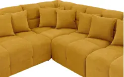 Goossens excellent hoekbank kubus geel stof - 8252756-goossens-excellent-kubus-bank-stof-geel-01