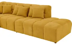 Goossens excellent hoekbank kubus geel stof - 8252756-goossens-excellent-kubus-bank-stof-geel-01