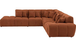 Goossens excellent hoekbank kubus bruin stof - 8252757-gespiegeld-02