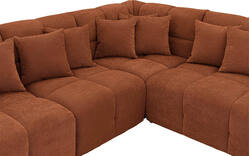 Goossens excellent hoekbank kubus bruin stof - 8252757-gespiegeld-02