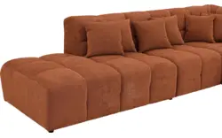 Goossens excellent hoekbank kubus bruin stof - 8252757-gespiegeld-02