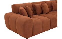 Goossens excellent hoekbank kubus bruin stof - 8252757-goossens-excellent-kubus-bank-stof-bruin-01