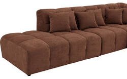 Goossens excellent hoekbank kubus bruin stof - 8252758-gespiegeld-02