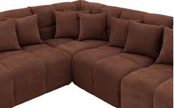 Goossens excellent hoekbank kubus bruin stof - 8252758-goossens-excellent-kubus-bank-stof-bruin-01