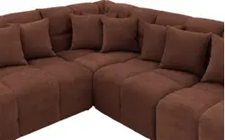 Goossens excellent hoekbank kubus bruin stof - 8252758-goossens-excellent-kubus-bank-stof-bruin-01