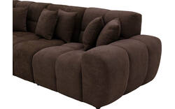 Goossens excellent hoekbank kubus bruin stof - 8252759-gespiegeld-02