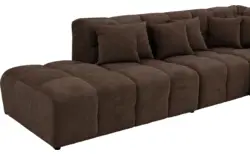 Goossens excellent hoekbank kubus bruin stof - 8252759-gespiegeld-02