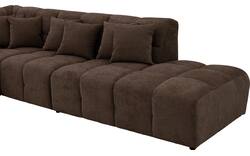 Goossens excellent hoekbank kubus bruin stof - 8252759-goossens-excellent-kubus-bank-stof-bruin-01