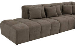 Goossens excellent hoekbank kubus bruin stof - 8252760-gespiegeld-02