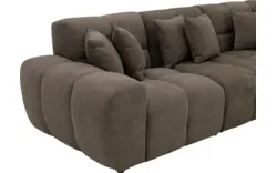 Goossens excellent hoekbank kubus bruin stof - 8252760-goossens-excellent-kubus-bank-stof-bruin-01