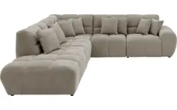 Goossens excellent hoekbank kubus bruin stof - 8252761-gespiegeld-02