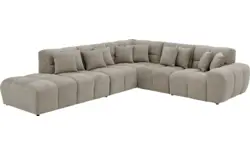 Goossens excellent hoekbank kubus bruin stof - 8252761-gespiegeld-02