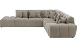 Goossens excellent hoekbank kubus bruin stof - 8252761-gespiegeld-02
