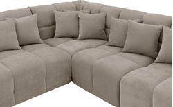 Goossens excellent hoekbank kubus bruin stof - 8252761-goossens-excellent-kubus-bank-stof-bruin-01
