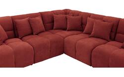 Goossens excellent hoekbank kubus rood stof - 8252763-goossens-excellent-kubus-bank-stof-rood-01
