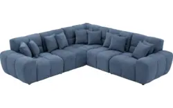 Goossens excellent hoekbank kubus blauw stof - 8252764-goossens-excellent-kubus-bank-stof-blauw-01